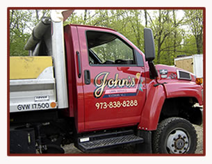 John's Lawn Service Work Truck